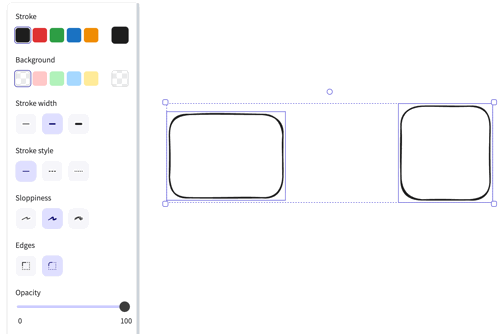 The partial fix: color swatches stable but opacity bar still squishes